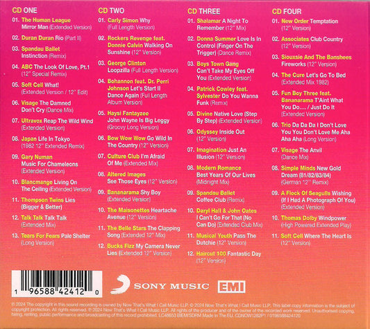 Various : Now 12" 80s: 1982 (Part One) (4xCD, Comp)