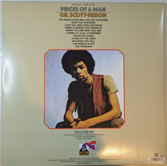 Gil Scott-Heron : Pieces Of A Man (LP, Album, RE, Gat)