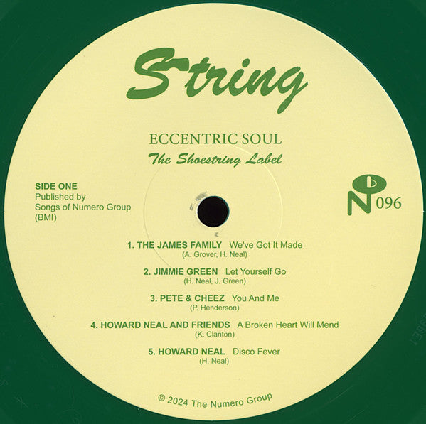 Various : Eccentric Soul: The Shoestring Label (LP, Comp, Gre)