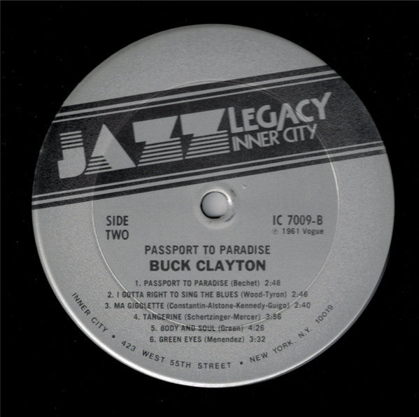 Buck Clayton : Passport To Paradise (LP, Album, RE)