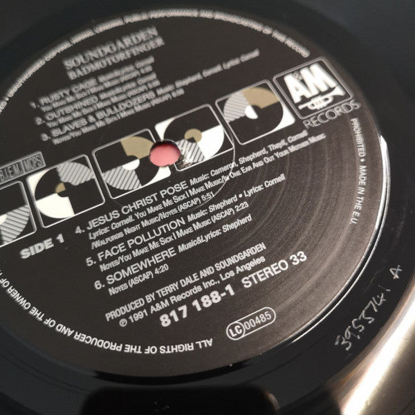 Soundgarden : Badmotorfinger (LP, Album, RE)