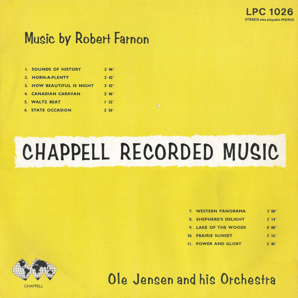 Ole Jensen And His Orchestra : Chappell Recorded Music (LP, Album)