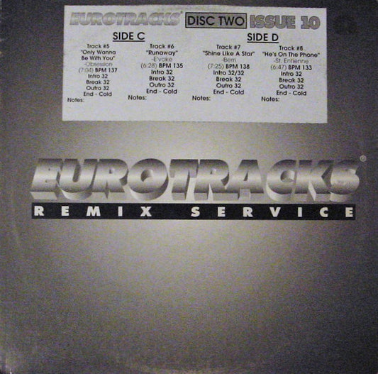 Various : Eurotracks Mixes Issue Ten (3x12", Promo)