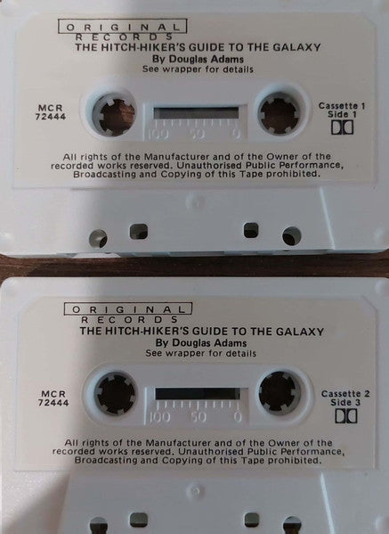 Douglas Adams : The Hitch-Hiker's Guide To The Galaxy (2xCass, Album)