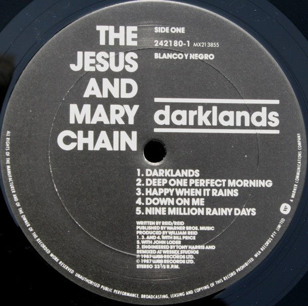 The Jesus And Mary Chain : Darklands (LP, Album)