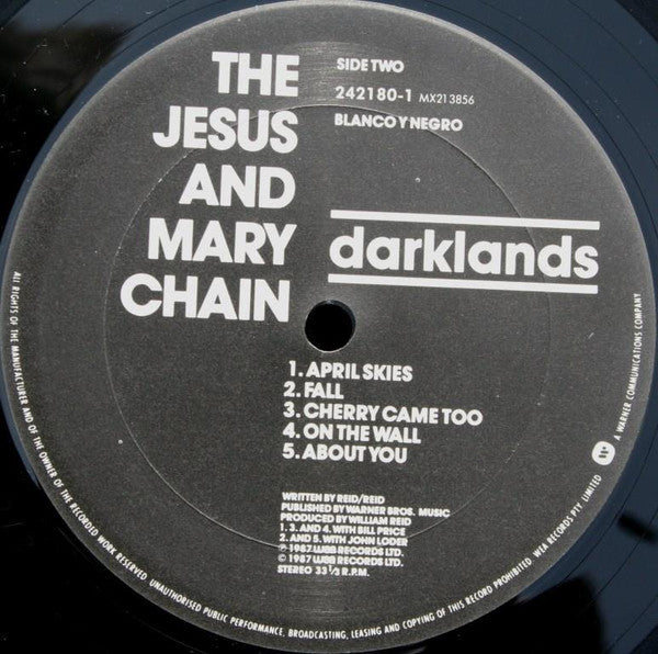 The Jesus And Mary Chain : Darklands (LP, Album)