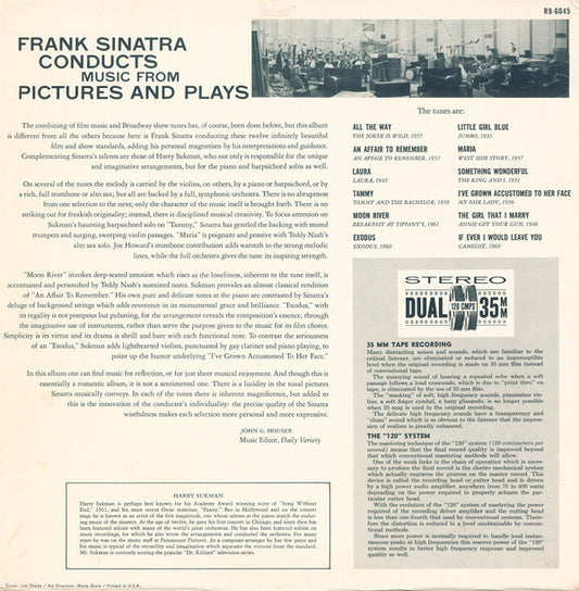 Frank Sinatra : Conducts Music From Pictures And Plays (LP, Album)
