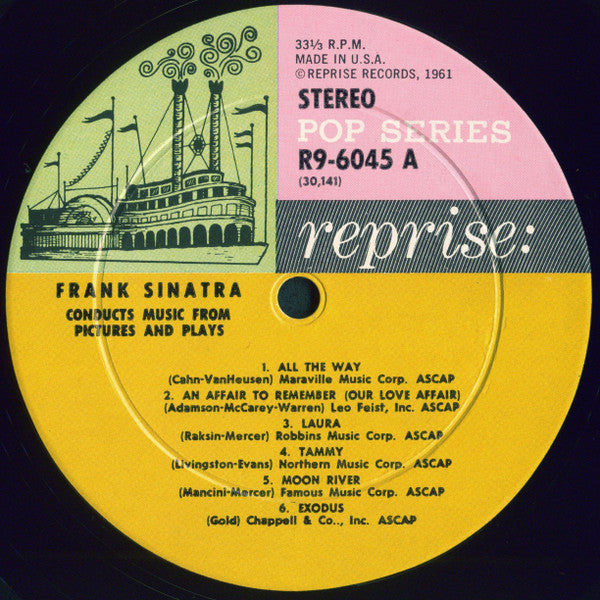 Frank Sinatra : Conducts Music From Pictures And Plays (LP, Album)