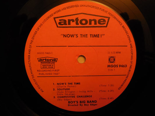 Boy's Big Band : Now's The Time! (LP)