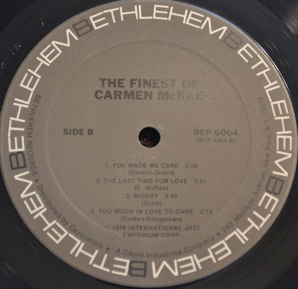 Carmen McRae : ''You'd Be So Easy To Love'' (LP, Album, Comp)
