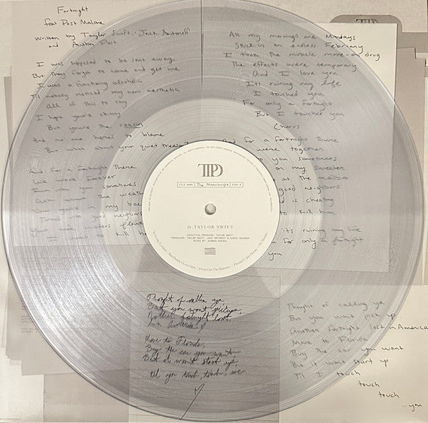 Taylor Swift : The Tortured Poets Department (2xLP, Album, Cle)
