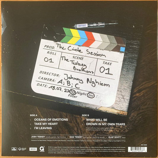 The Teskey Brothers : The Circle Session (12", EP, Whi)