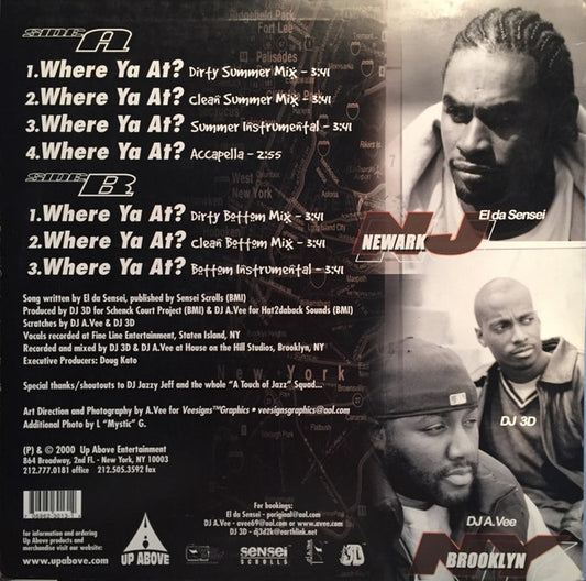 El Da Sensei : Where Ya At? (12")