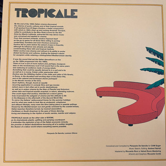 Various : Tropicale – When La Dolce Vita Discovered Exotica, Calypso, Mambo, Samba And Other Tropical Rhythms (1959-1969) (2xLP, Comp)