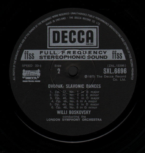 Brahms* / Dvořák* - London Symphony Orchestra, Willi Boskovsky : Hungarian Dances / Slavonic Dances (LP)