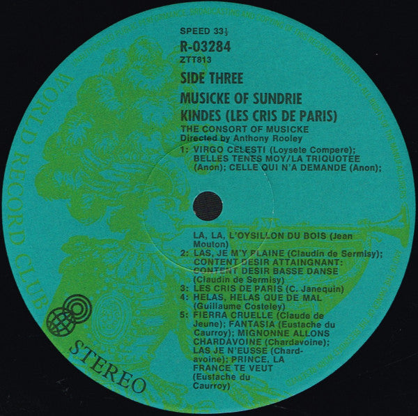 The Consort Of Musicke : Musicke Of Sundrie Kindes (4xLP, Album, Club + Box)