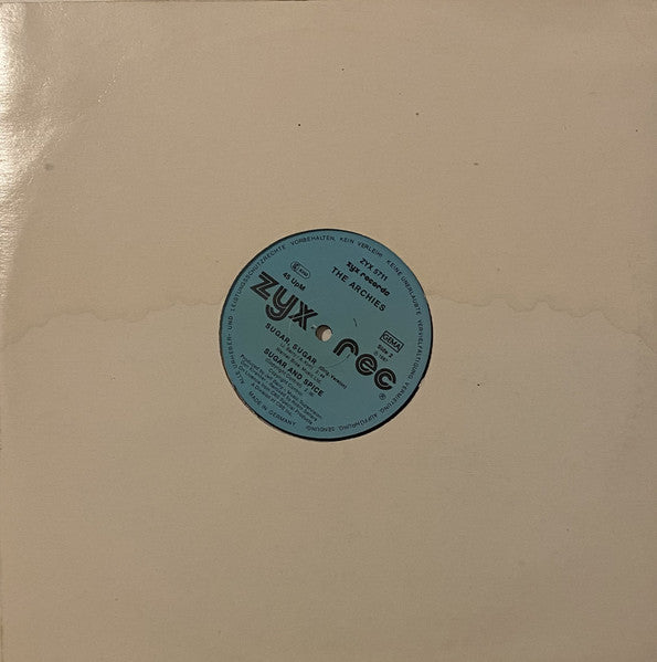 The Archies : Sugar, Sugar (12", Maxi, Blu)