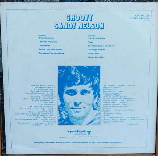Sandy Nelson : Groovy (LP, Album)