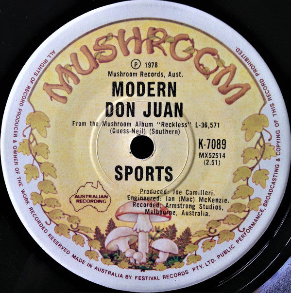 The Sports : Boys! (What Did The Detective Say?) (7", Single)