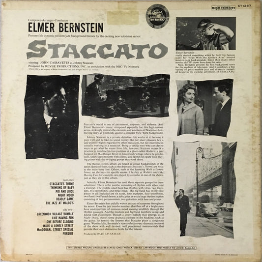 Elmer Bernstein : Staccato (LP, Album)