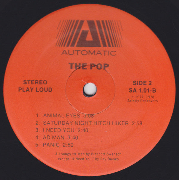 The Pop : The Pop (LP, Album)