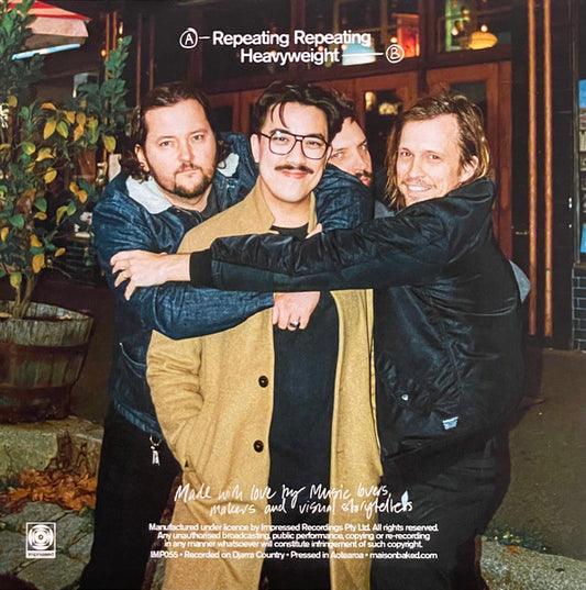 Polish Club : Repeating Repeating/Heavyweight (7", Blu)