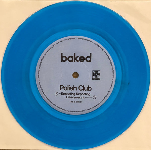 Polish Club : Repeating Repeating/Heavyweight (7", Blu)