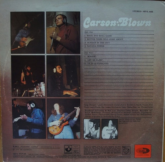 Carson (3) : Blown (LP, Album)