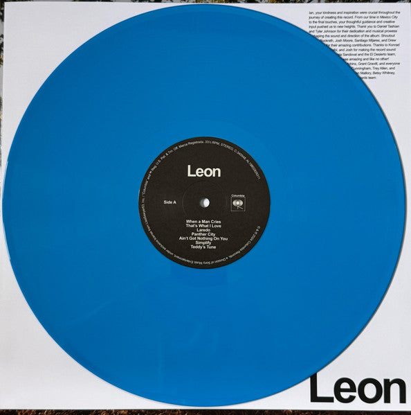 Leon Bridges : Leon (LP, Album, Blu)