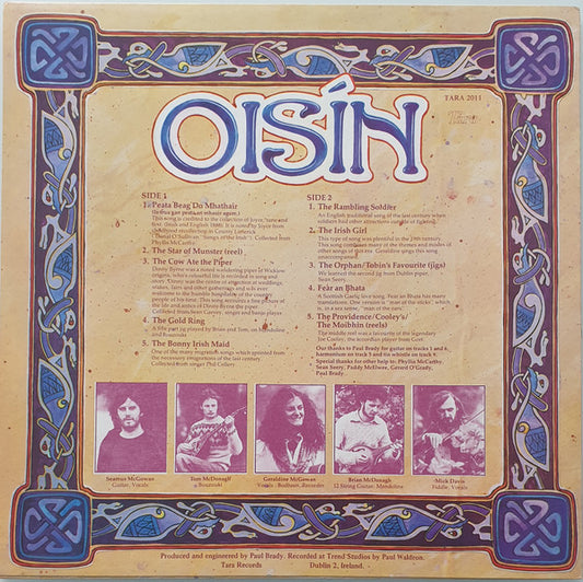 Oisín : Bealoideas (LP, Album, Rei)