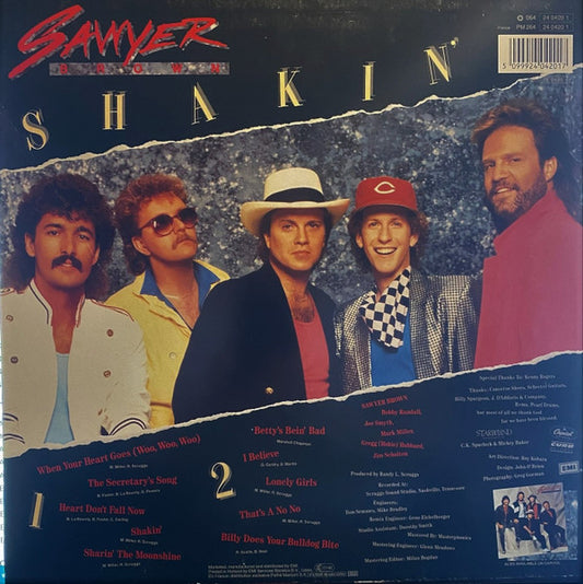 Sawyer Brown : Shakin' (LP, Album)