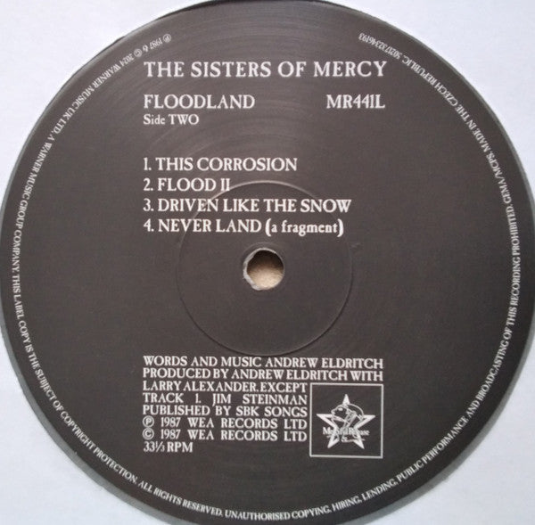 The Sisters Of Mercy : Floodland (LP, Album, Ltd, RE, RP, Gre)