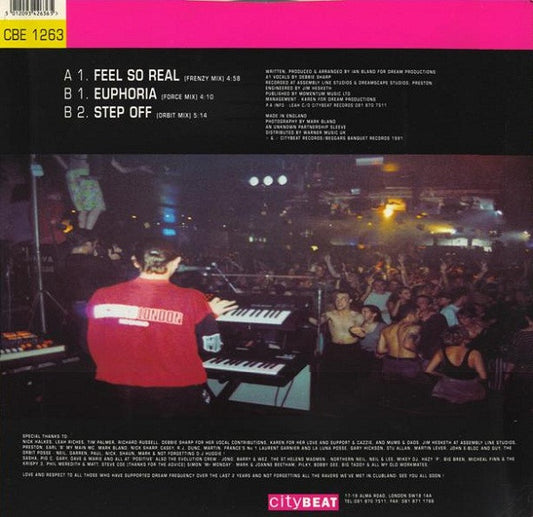 Dream Frequency Featuring Debbie Sharp : Feel So Real (12")