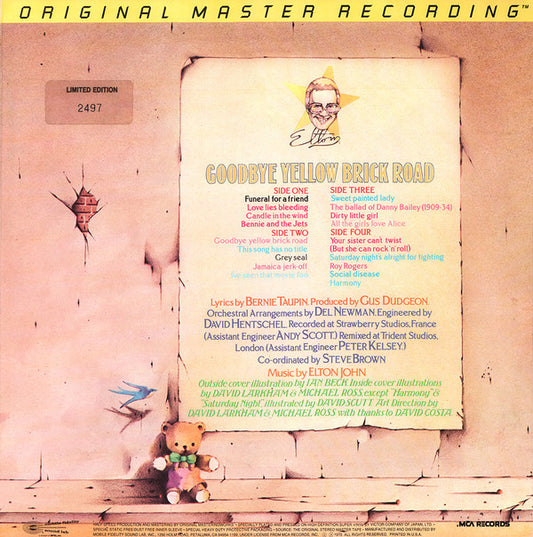 Elton John : Goodbye Yellow Brick Road (2xLP, Album, Ltd, Num, RE, RM)