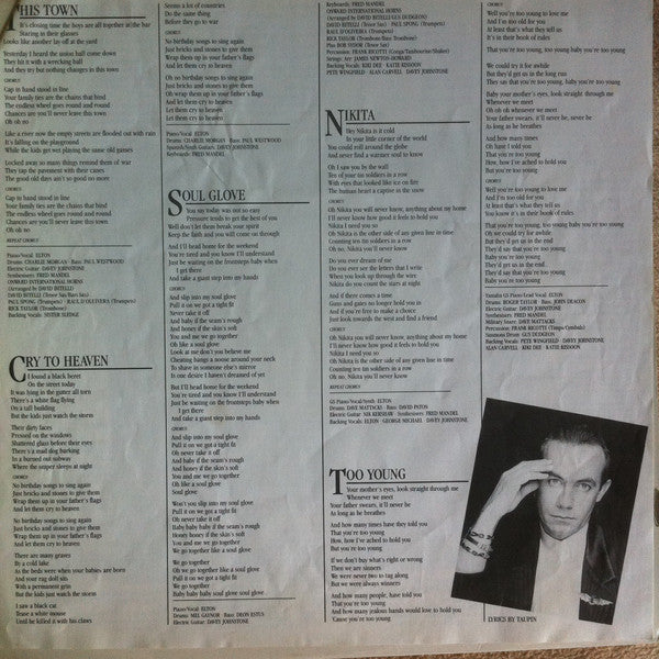 Elton John : Ice On Fire (LP, Album)