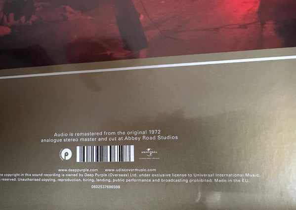 Deep Purple : Made In Japan (2xLP, Album, RE, RM, 180)