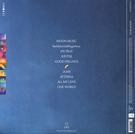 Coldplay : Moon Music (LP, Album, Cle)