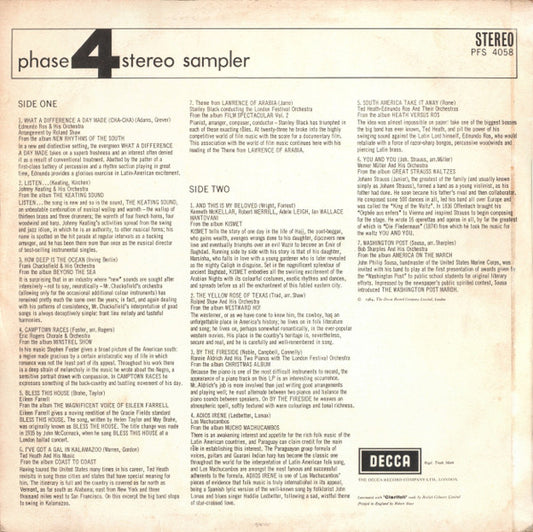 Various : Phase 4 Stereo Sampler (LP, Smplr)