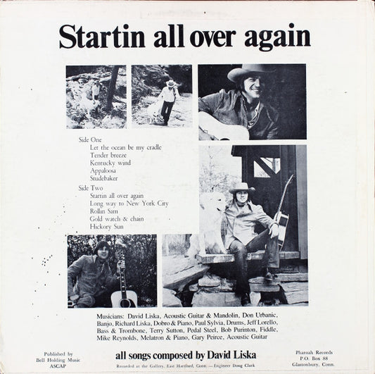 David Liska : Startin All Over Again (LP, Album)