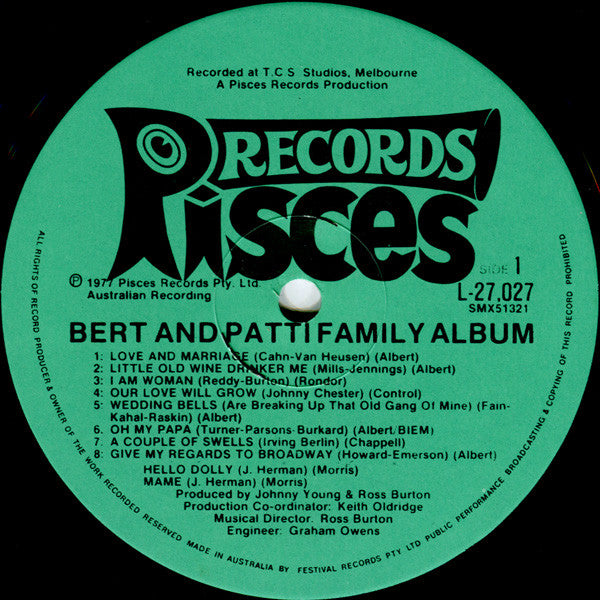 Bert Newton & Patti Newton : The Bert & Patti Family Album (LP, Album)