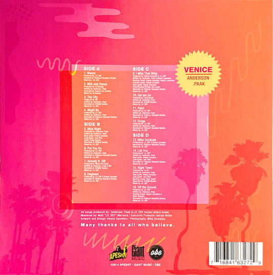 Anderson .Paak : Venice (2xLP, Album, RE, Pur)