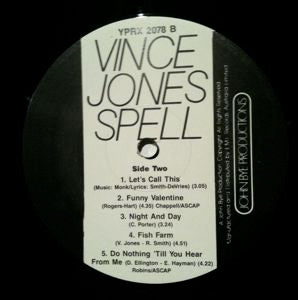 Vince Jones : Spell (LP, Album)