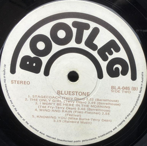 Bluestone (3) : Bluestone (LP, Album)