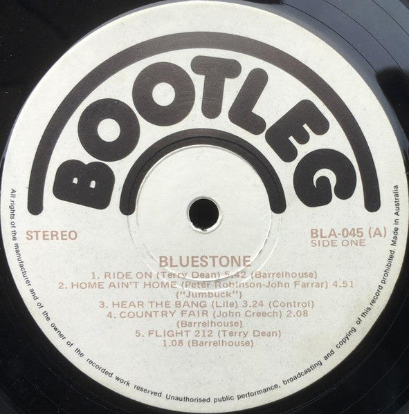 Bluestone (3) : Bluestone (LP, Album)