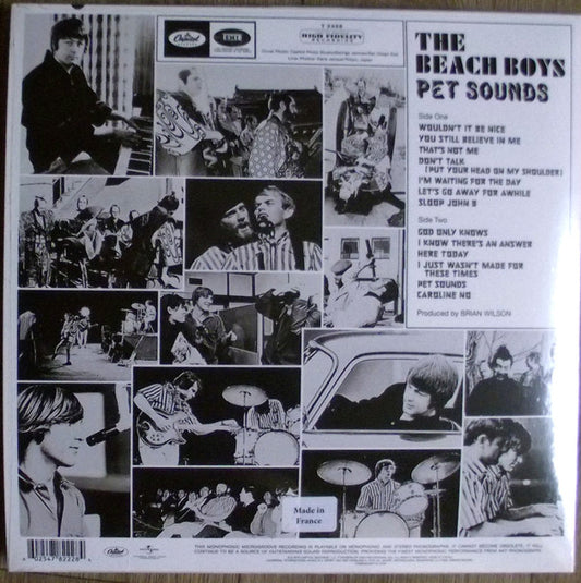 The Beach Boys : Pet Sounds (LP, Album, Mono, RE, MPO)