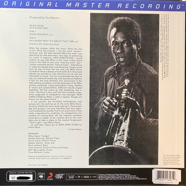 Miles Davis : In A Silent Way (LP, Album, Ltd, Num, RE, RM, S/Edition, 180)