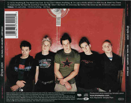 Simple Plan : No Pads, No Helmets...Just Balls (CD, Album, Enh, RP, S/Edition)