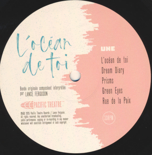 Lance Ferguson : L'Océan De Toi (Original Soundtrack Recording) (LP, Album)