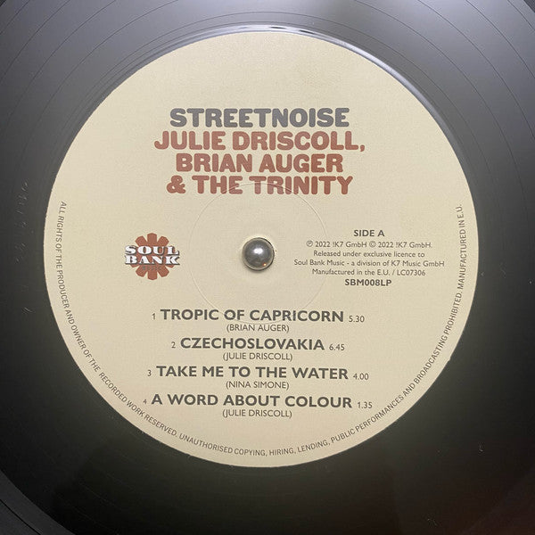 Julie Driscoll, Brian Auger & The Trinity : Streetnoise (LP, RE)