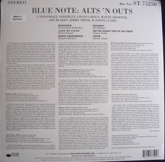 Various : Blue Note: Alts'n Outs (LP, RSD, Comp, Ltd, Blu)